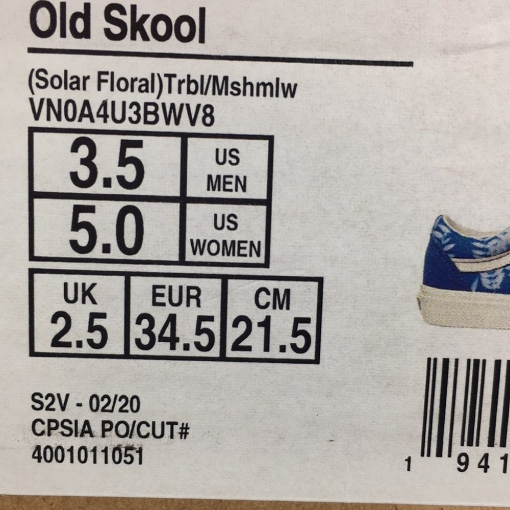 Vans Old Skool Solar Floral🌊 - Picture 6 of 6